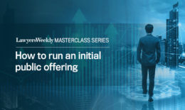 Masterclass 2.	How to run an initial public offering